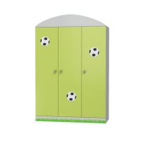 BabyBest - FOOTBALL - ZESTAW PIŁKARSKI Szafa 3 drzwiowa S3-BR