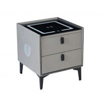 FURNITEX - SMART Szafka nocna SN11-FX | Szary Velvet Riviera 91