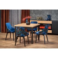 HALMAR - TIAGO Stół rozkładany | dąb craft nogi czarne | z PL