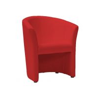 SIGNAL - TM-1 Fotel Ekoskóra | Czerwony | z PL