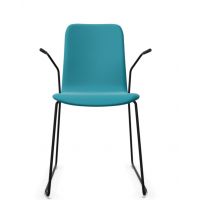 NOWY STYL - VAPAA Krzesło Ramowe FRAME CHAIR CFS UPH HB | Kubełek tapicerowany | Podłokietniki | Wysokie oparcie