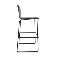 NOWY STYL - VAPAA Krzesło Barowe FRAME CHAIR HKR CFS W | Sklejka bukowa / Bejcowana z nakładką tapicerowaną