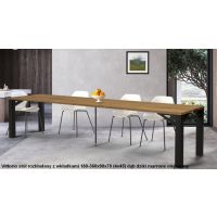 ORTUS - VITTORIO Jesion Stół rozkładany | Blat obłogowany | Grubość blatu 3 cm