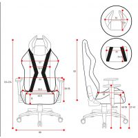 DIABLO CHAIRS - DIABLO X-HRON NORMAL Fotel Obrotowy