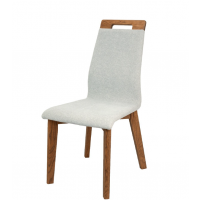 PAGED - ZIGGI Krzesło dąb | Dąb naturalny | Tkanina Milton New 15 | 4 sztuki | DOSTĘPNE OD RĘKI