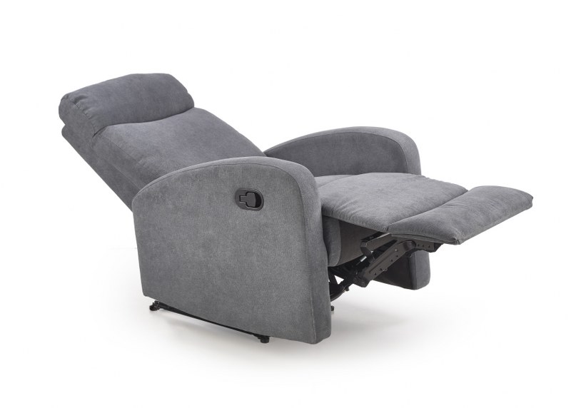 HALMAR - OSLO Fotel | Funkcja relaks | Ciemny popiel