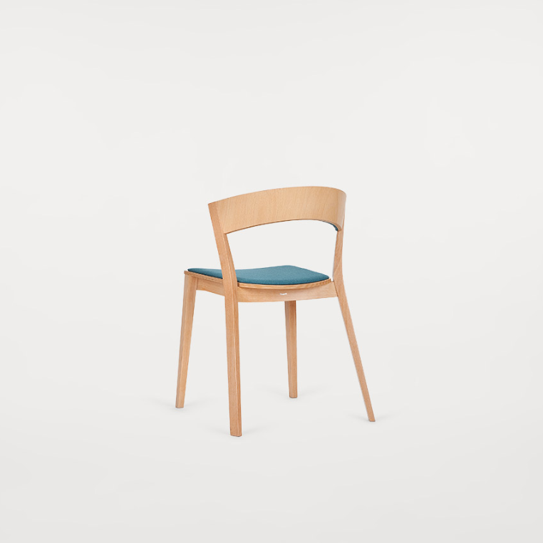 PAGED - ARCHER Krzesło dąb | tapicerowane siedzisko i oparcie