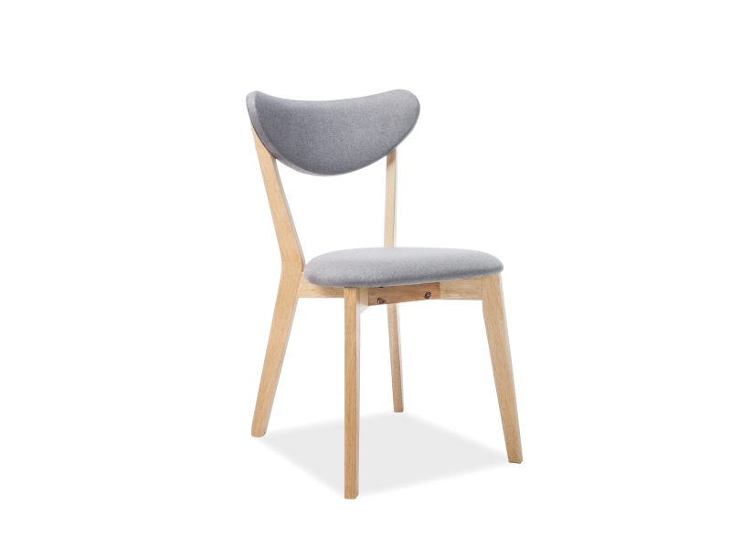 SIGNAL - BRANDO Krzesło | Tkanina | Szary 130