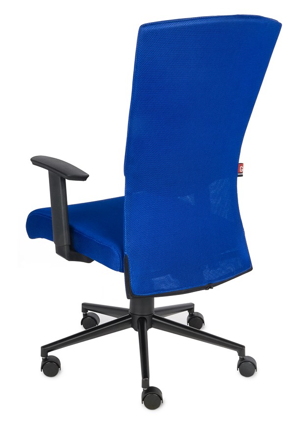 GROSPOL - BASIC Fotel Obrotowy | Ekonomiczny Fotel Biurowy z Wysokim Oparciem | 3 Kolory