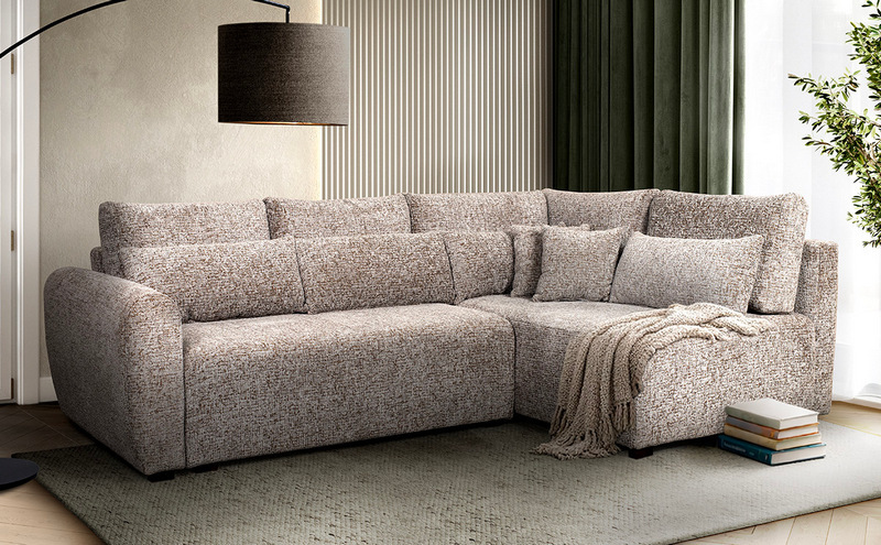 WERXAL - CARMEN Narożnik z funkcją spania i pojemnikiem na pościel