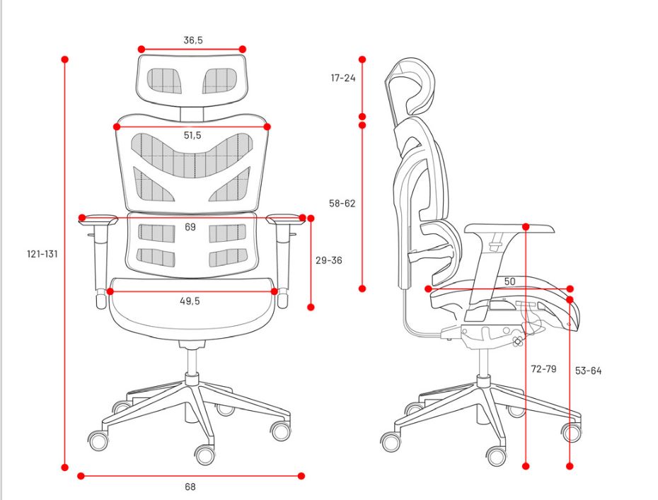 DIABLO CHAIRS - DIABLO V-COMMANDER Fotel Obrotowy | Zgodny z Rozporządzeniem z 2023 roku
