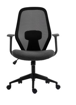 FURNITEX - FB23-FX (B) Fotel obrotowy | Czarno-szary