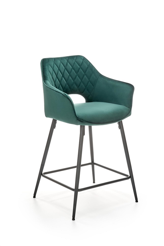 HALMAR - H-107 Krzesło barowe | jasny zielony