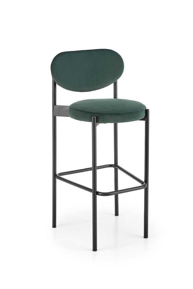 HALMAR - H-108 Krzesło barowe | c.zielony