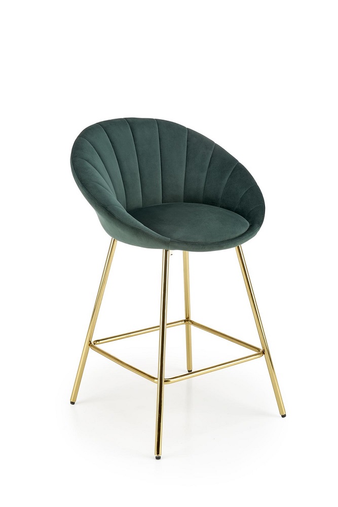 HALMAR - H-112 Krzesło barowe | c.zielony