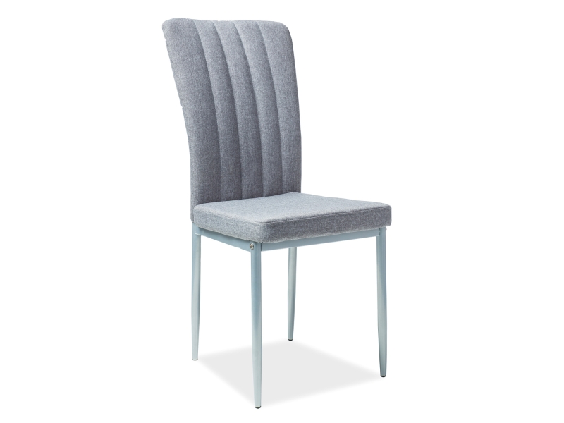 SIGNAL - H-733 Krzesło | Tkanina | Szary Gandar 06 | Stelaż aluminium