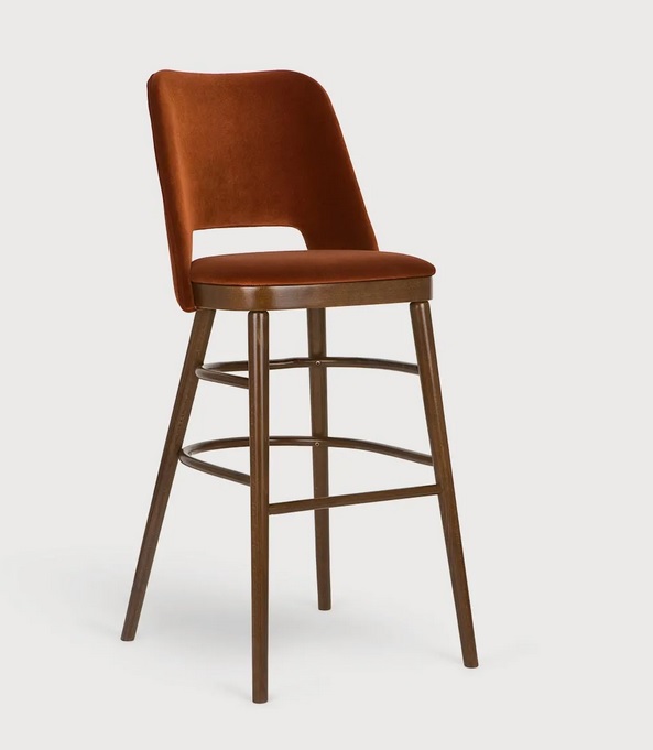 PAGED - SHELL Krzesło Barowe H-0045 | Buk | Kont.