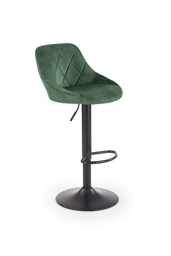 HALMAR - H-101 Krzesło barowe | ciemny zielony