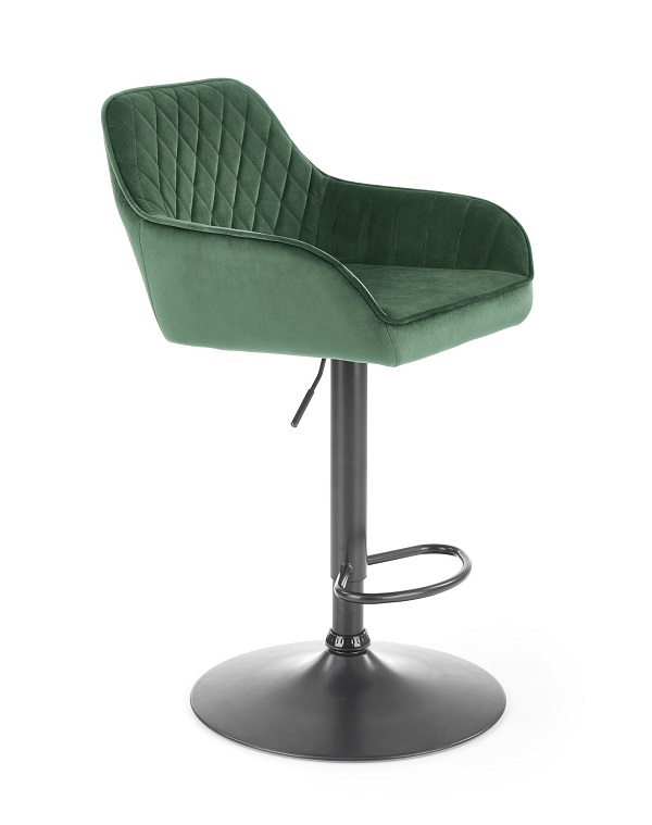 HALMAR - H-103 Krzesło barowe | ciemny zielony