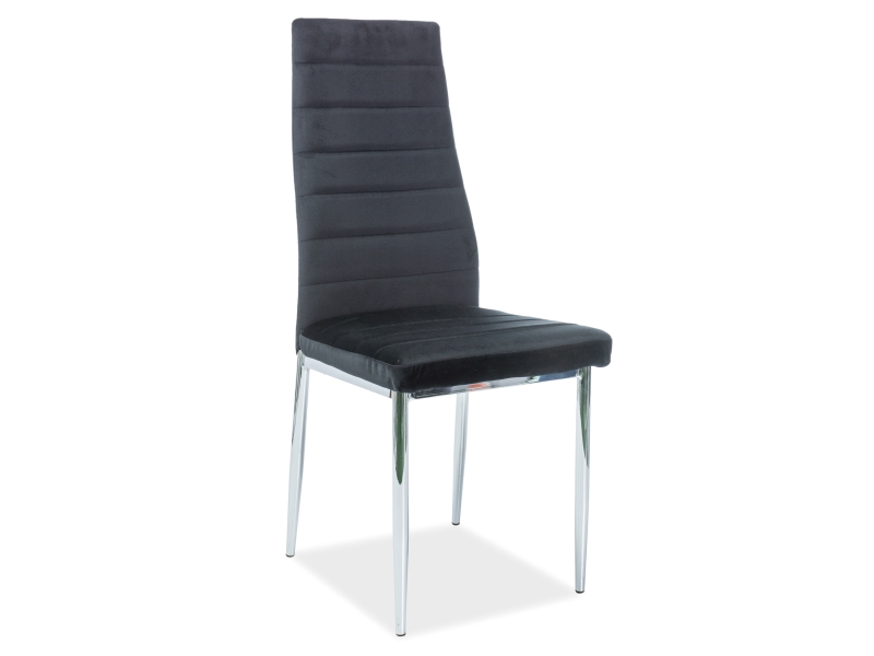 SIGNAL - H-261 Velvet Krzesło | Tkanina | Czarny Bluvel 19