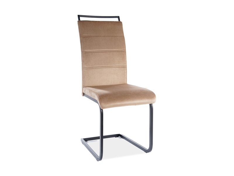 SIGNAL - H-441 Velvet Krzesło | Tkanina aksamit | Beżowy 191