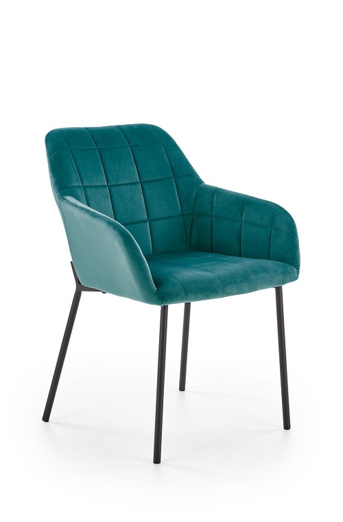 HALMAR - K305 Krzesło | Ciemny zielony