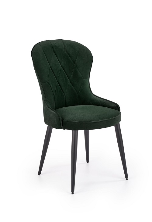 HALMAR - K366 Krzesło | Ciemny zielony