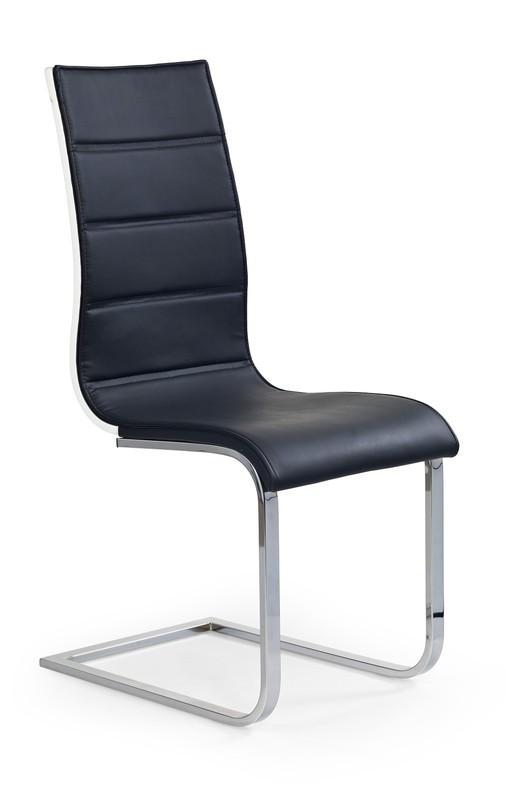 HALMAR - Krzesło K104 czarno-biały