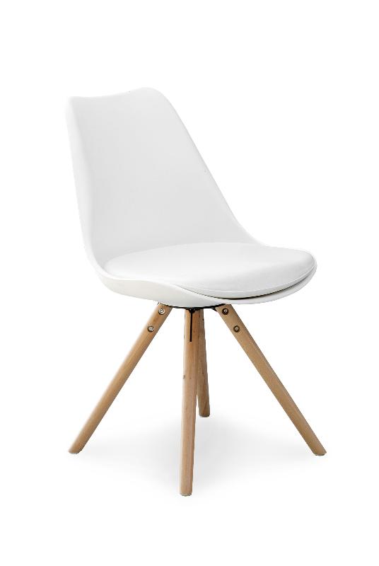 HALMAR - Krzesło K201 biały