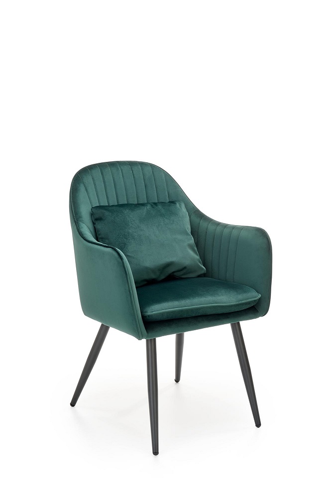 HALMAR - K464 Krzesło | ciemny zielony