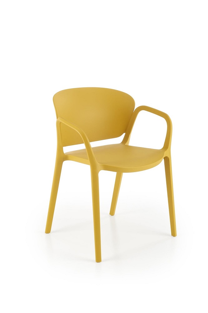 HALMAR - K491 Krzesło | musztardowy