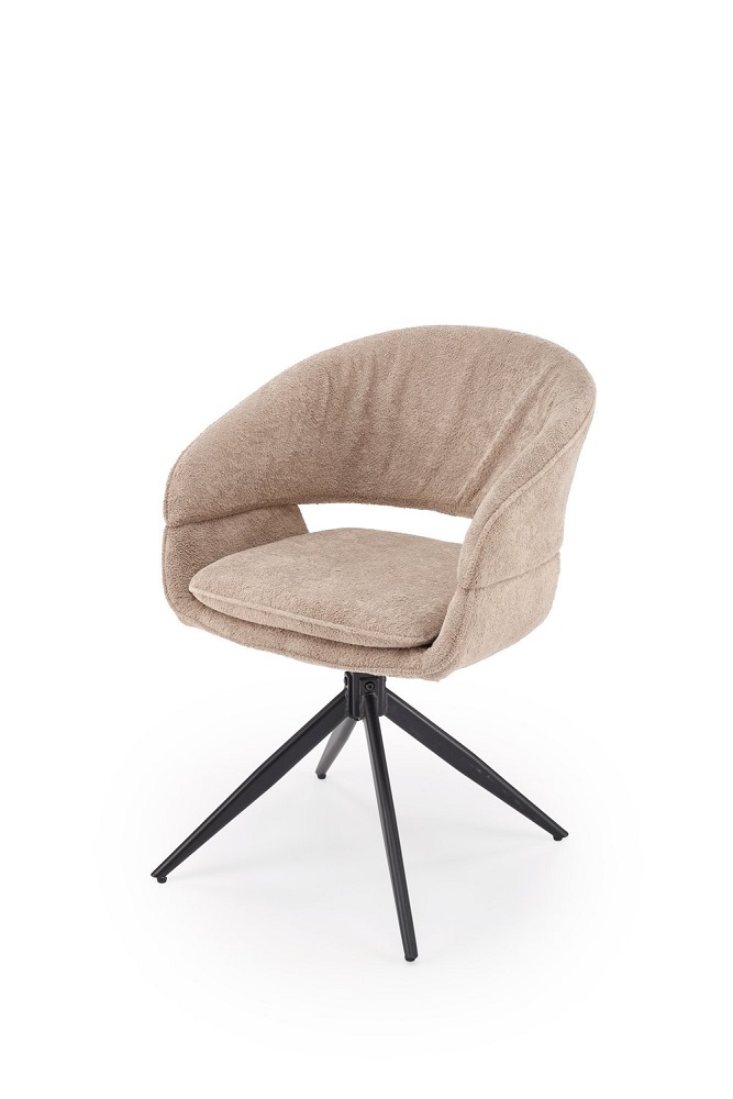 HALMAR - K602 Krzesło | Obrót siedziska | cappuccino