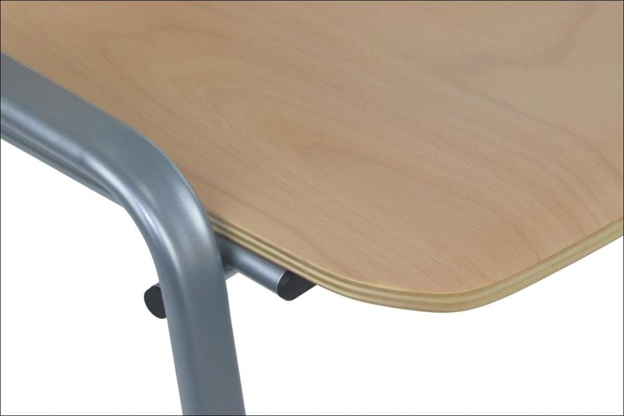 STEMA - Krzesło TDC-07 | Buk | Stelaż aluminium
