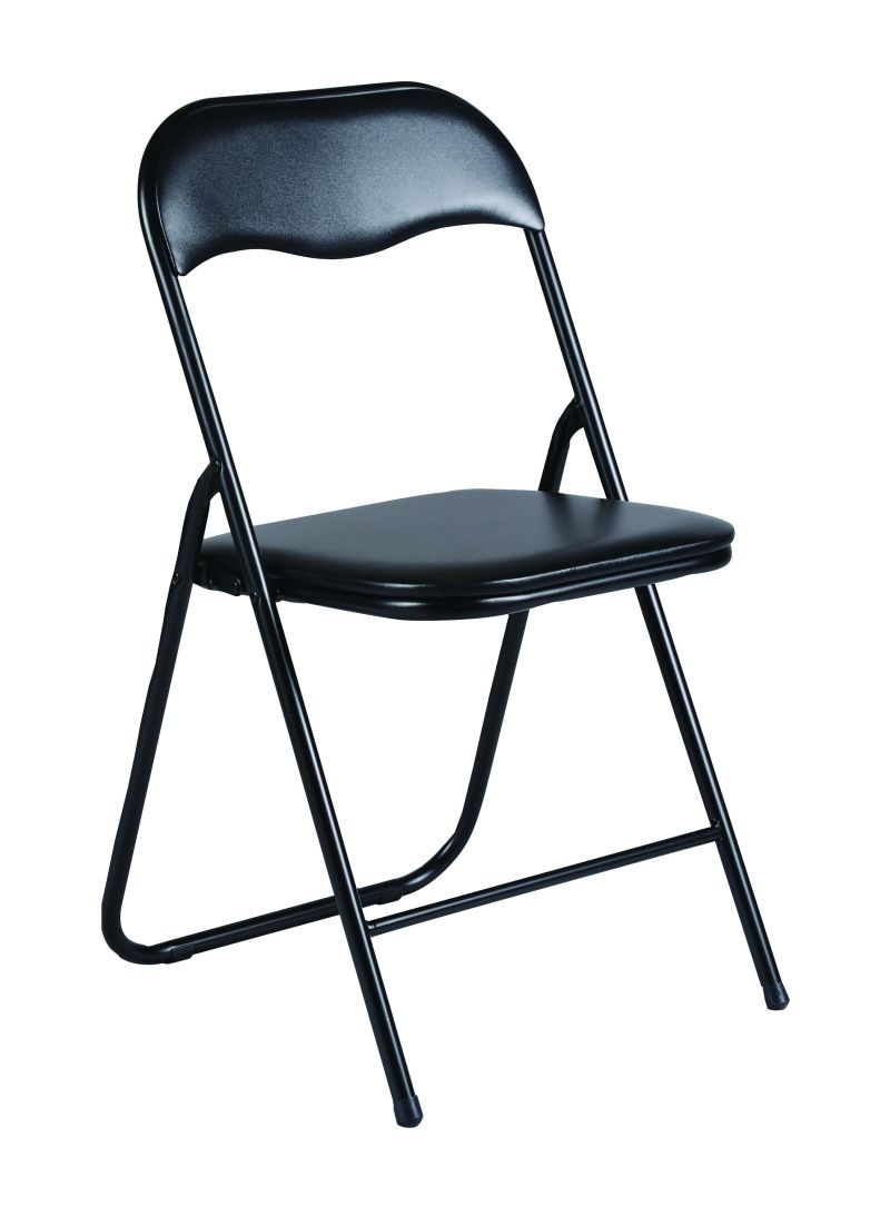 FURNITEX - J-6 Krzesło | Składane | Czarne
