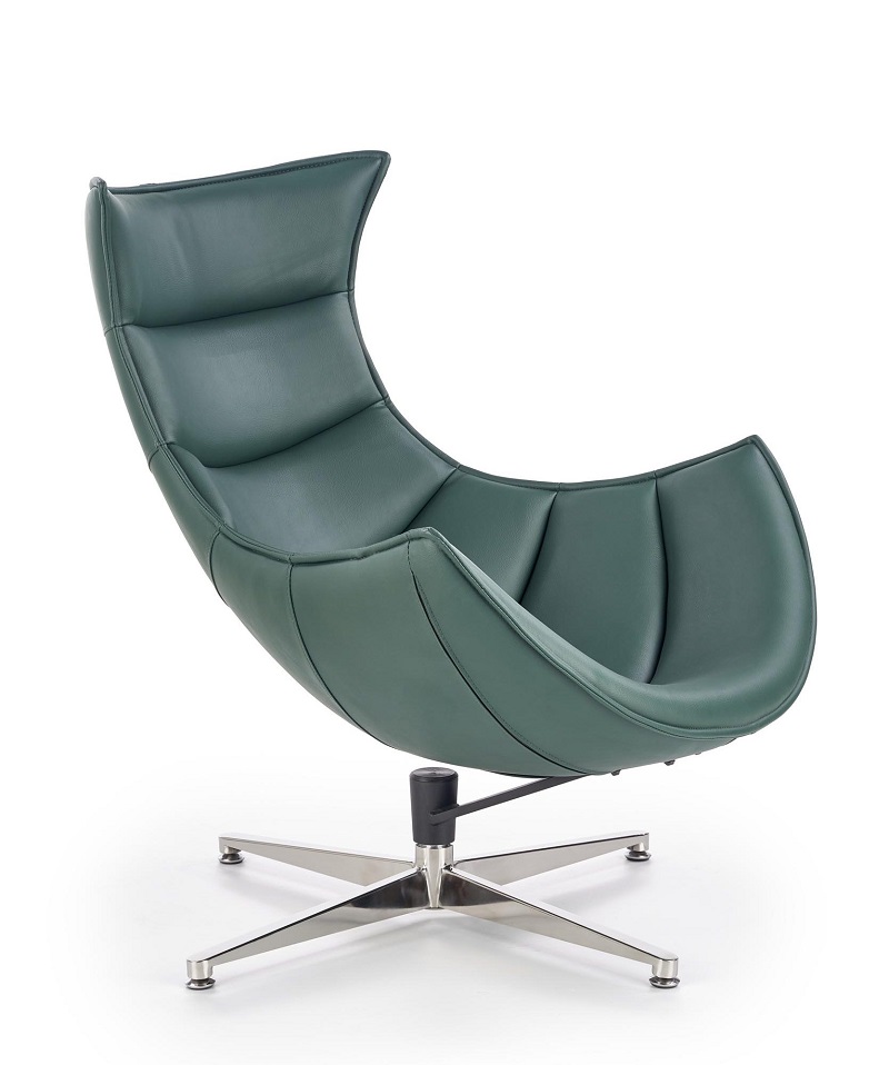 HALMAR - LUXOR Fotel | ciemny zielony