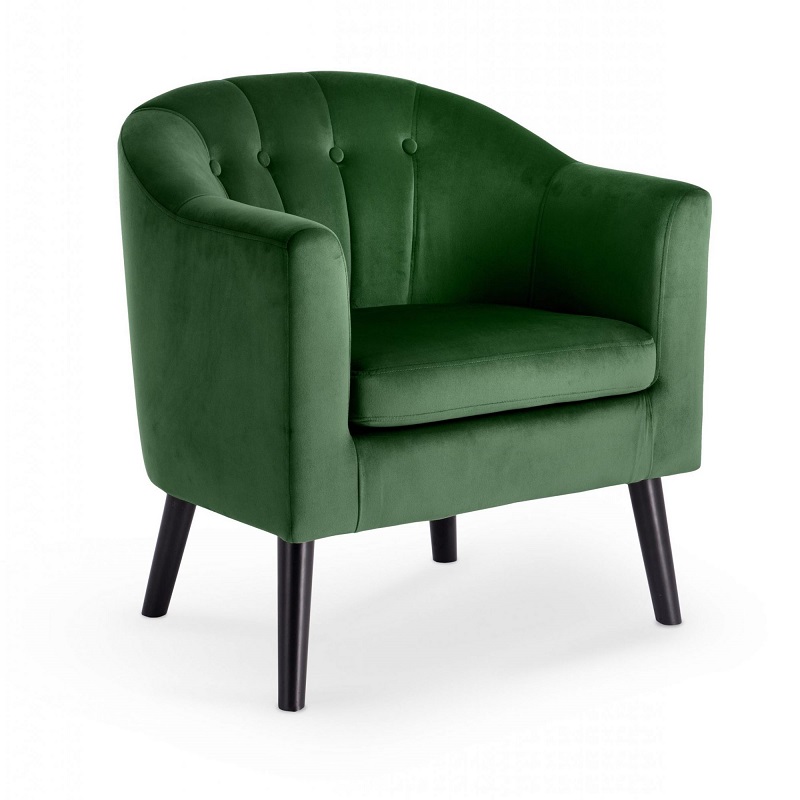 HALMAR - MARSHAL Fotel | ciemny zielony