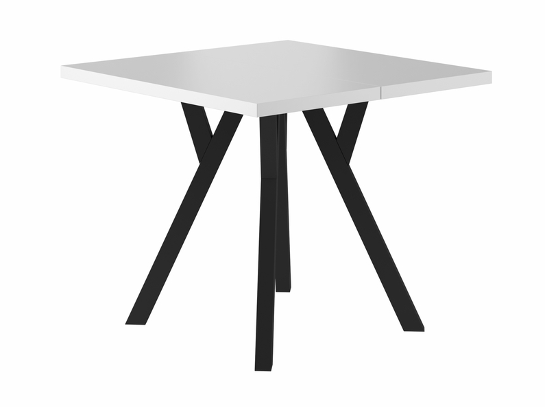 SIGNAL - MERLIN Stół 90-240x90 | Biały mat | Czarny | z PL