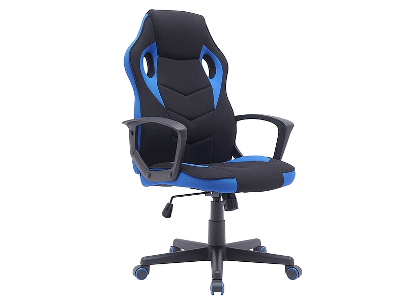 SIGNAL - Fotel obrotowy DAKAR | Czarny | Niebieski