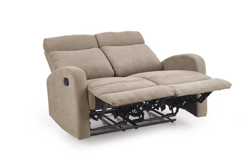 HALMAR - OSLO Sofa 2 | Funkcja relaksu w dwóch fotelach | beżowy