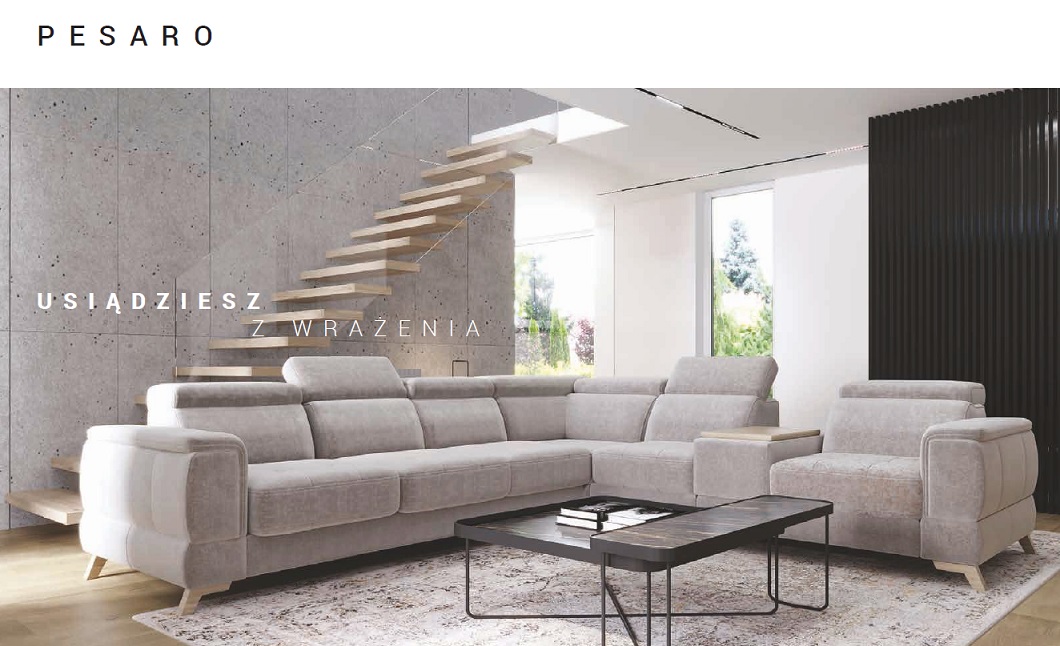 FENIKS MEBLE - PESARO Sofa 2,5 L z lewym bokiem