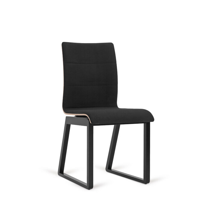 PAGED - NERA Krzesło | Płozy buk czarne