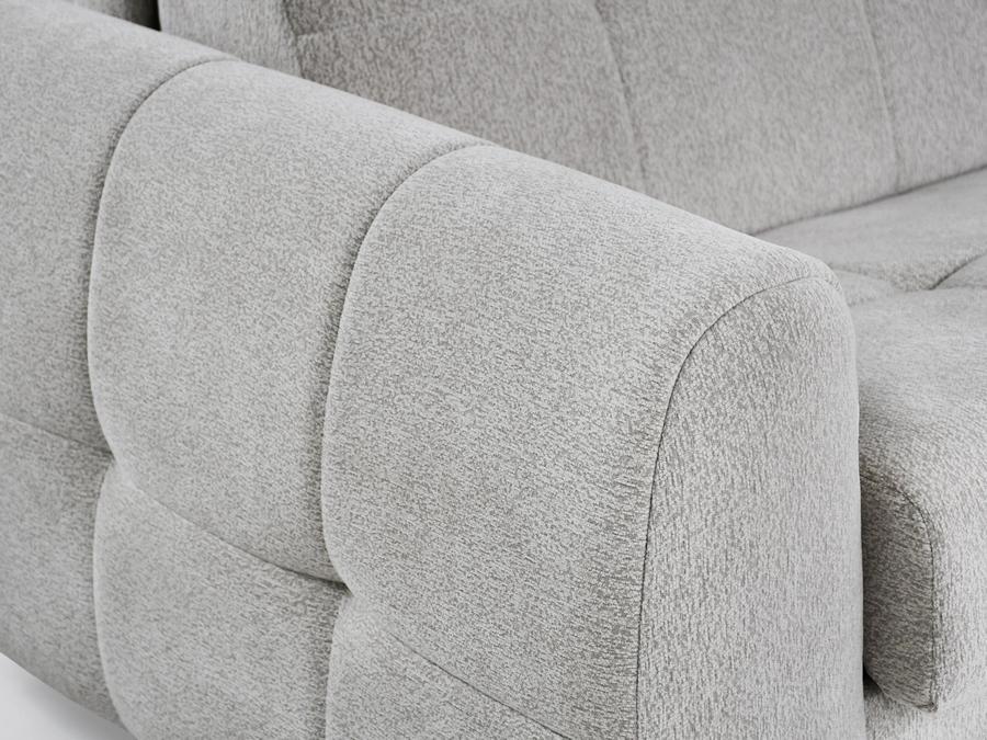 Mars Meble - PERONI 140 Sofa na stelażu włoskim | funkcja spania i materac oraz pojemnik
