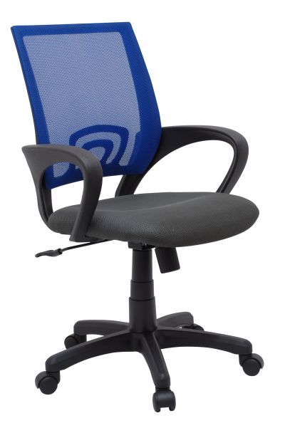 FURNITEX - QZY-1121 Fotel obrotowy | Niebieski