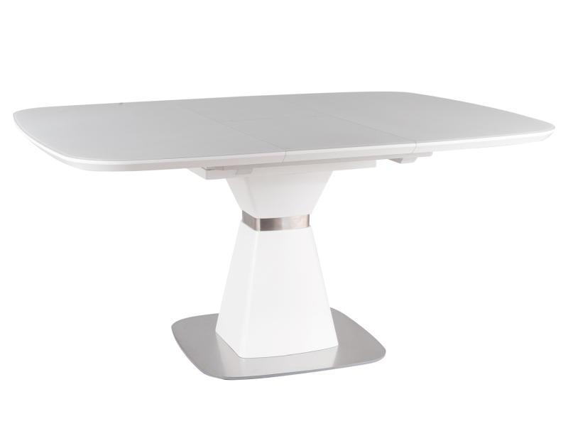 SIGNAL - SATURN Stół 120x120-160cm | Biały mat | DOSTĘPNY OD RĘKI