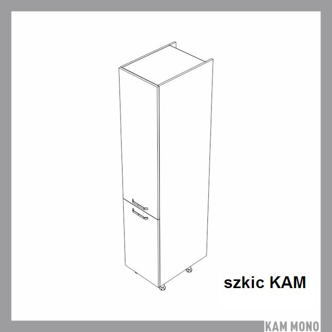 KAM - KAMMONO Szafka SD...D2 | MN 40-60 | Słupek do szafek wiszących W/61 | 2 drzwi | Front frezowany