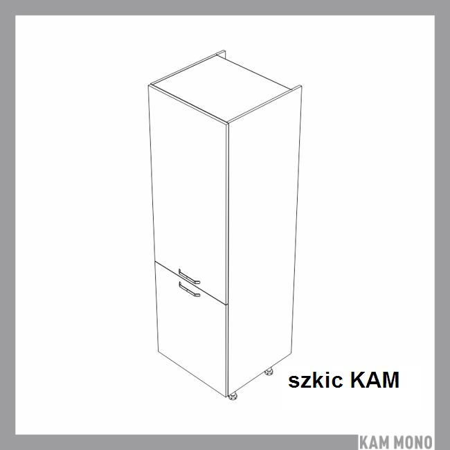 KAM - KAMMONO Szafka SL60/71 | Słupek do szafek wiszących W/71 | Zabudowa lodówki | Front frezowany