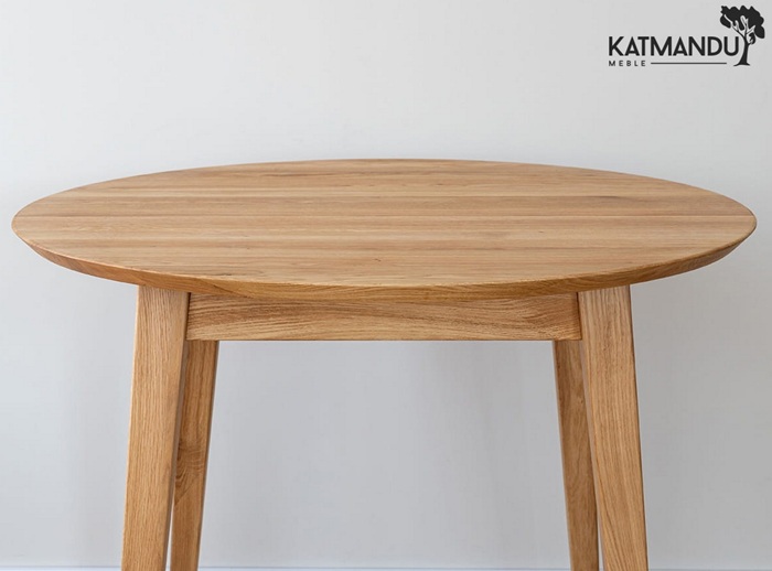 KATMANDU MEBLE - ORBETELLO Stół okrągły 110 | Dąb | KULS90T