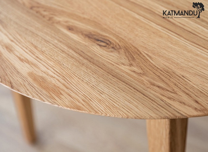 KATMANDU MEBLE - ORBETELLO Stół okragły 90 | Dąb | KULS90