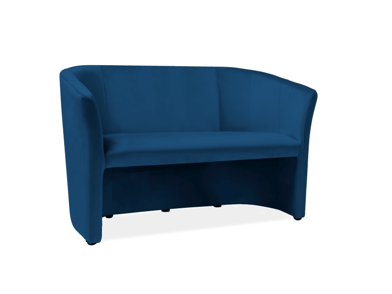 SIGNAL - TM-2 Velvet Sofa | Tkanina | Granatowy Bluvel 86