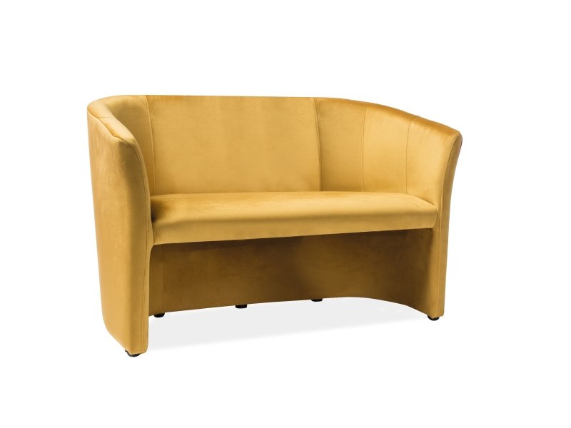 SIGNAL - TM-2 Velvet Sofa | Tkanina | Curry Bluvel 68